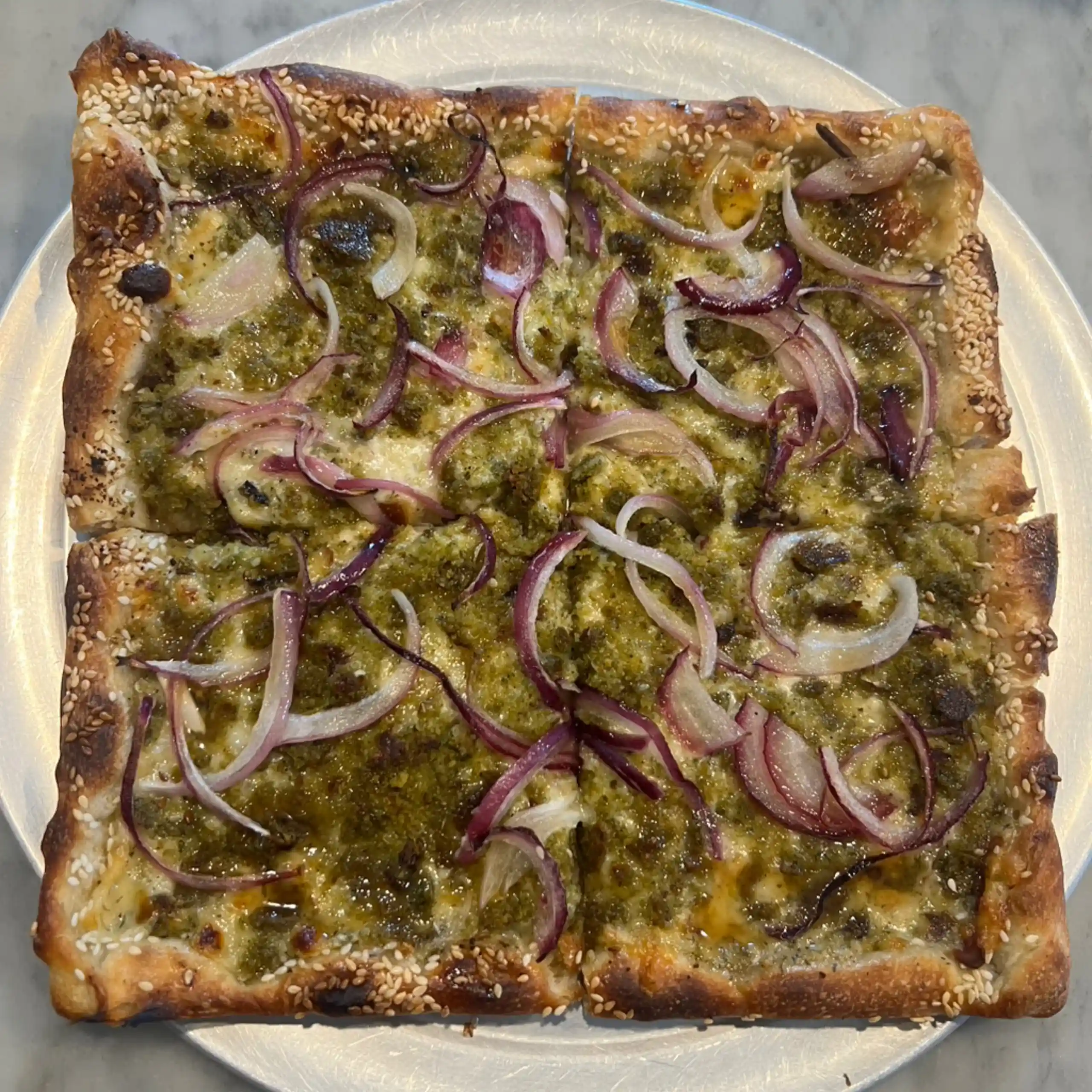 Natty Dee's Falafel slice